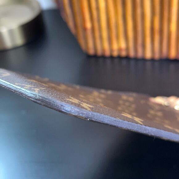 LOUIS VUITTON Neverfull Pochette MM Monogram Wristlet Pivoine Fuchsia Hot Pink - Picture 8 of 14